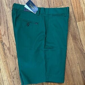NWT Polo Ralph Lauren Men’s Golf shorts. Kelly green classic stretch fit sz 32